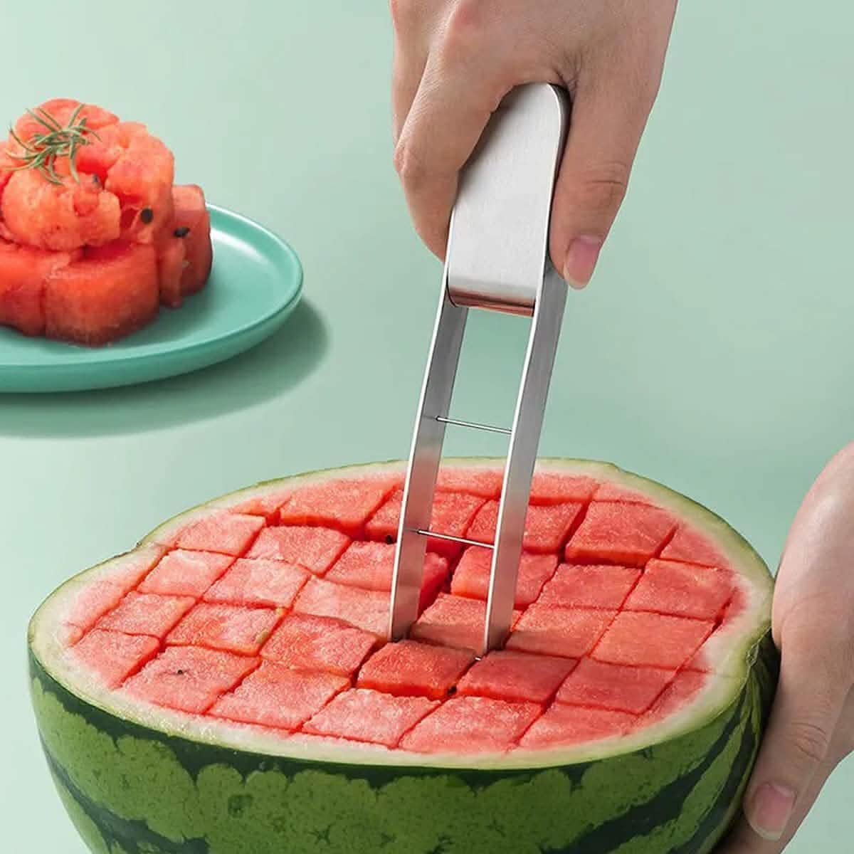 Stainless Steel Watermelon Cube Cutter Kitchen Tools & Gadgets - DailySale