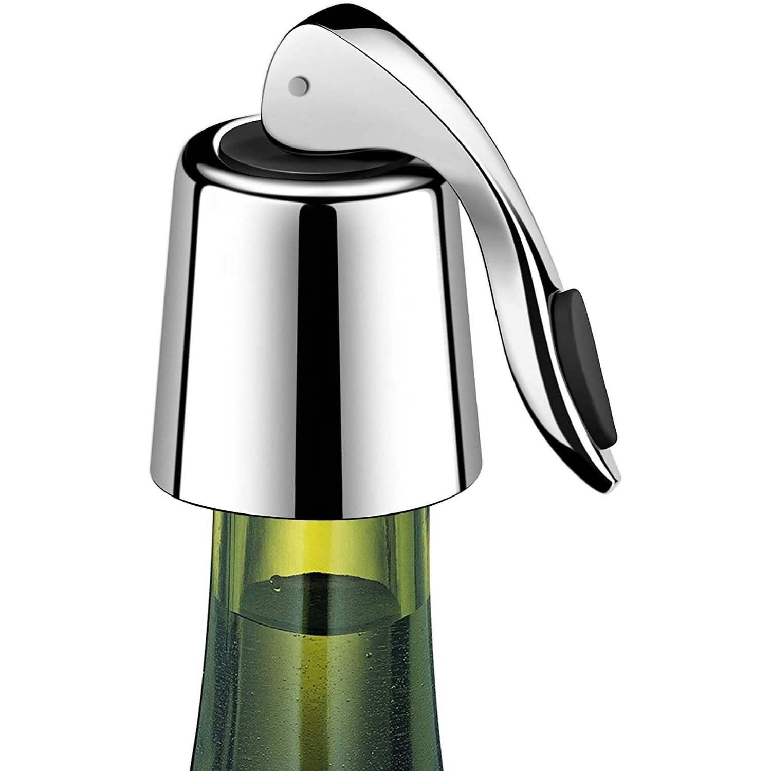 Stainless Steel Wine Bottle Stopper Kitchen & Dining - DailySale