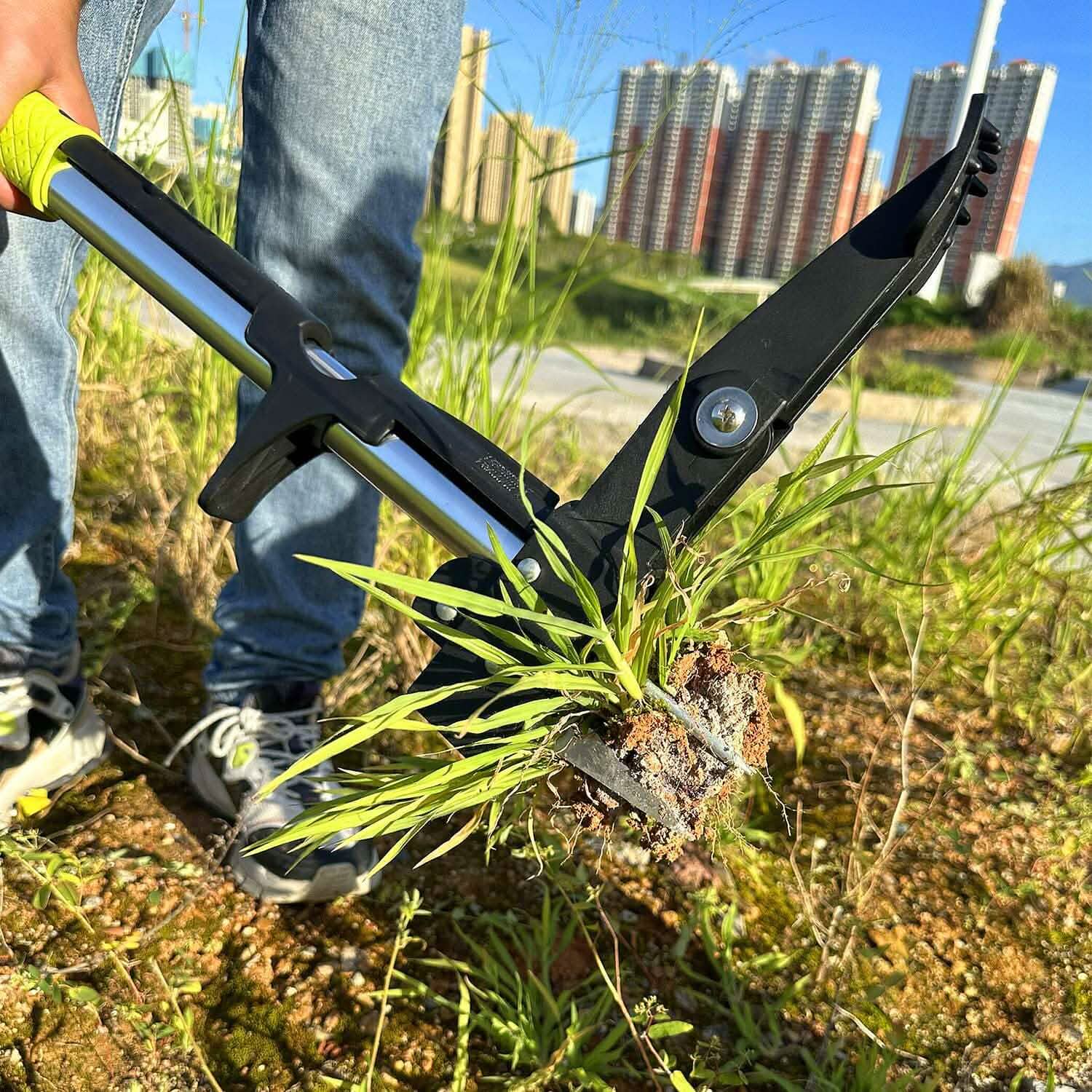 Standup Aluminum Weed Puller with 4 Claws Garden & Patio - DailySale