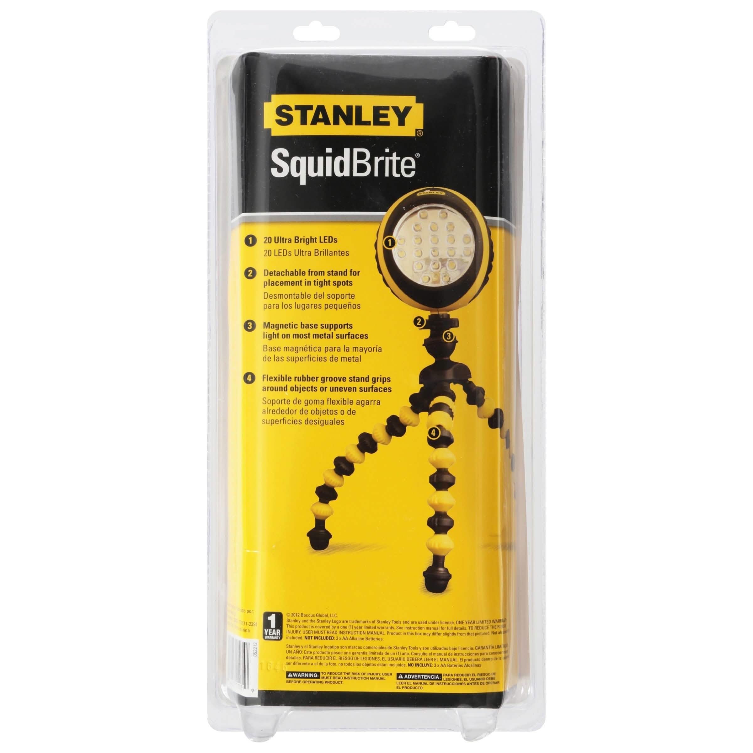 STANLEY SquidBrite Alkaline LED Work Light Lighting & Decor - DailySale