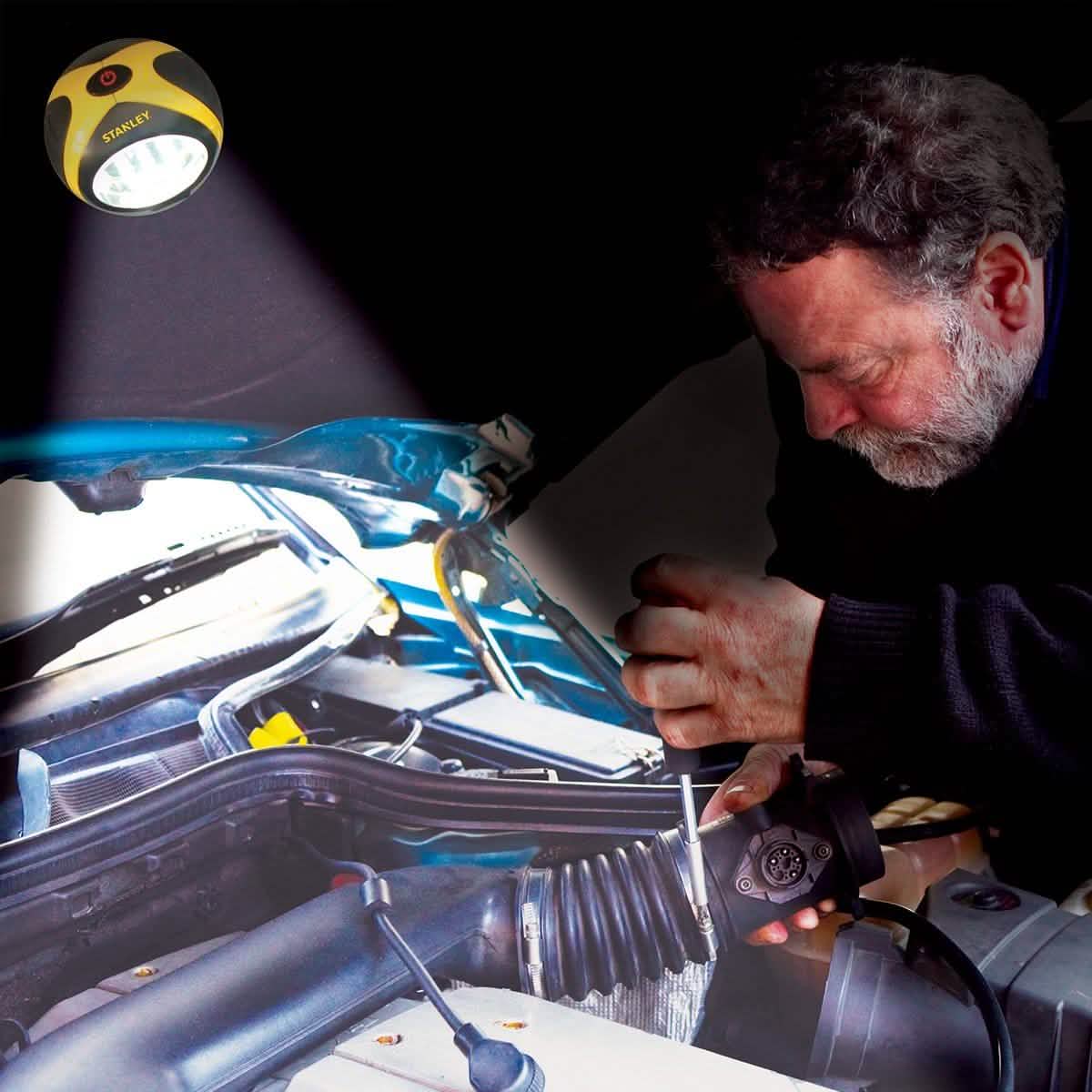 STANLEY SquidBrite Alkaline LED Work Light Lighting & Decor - DailySale