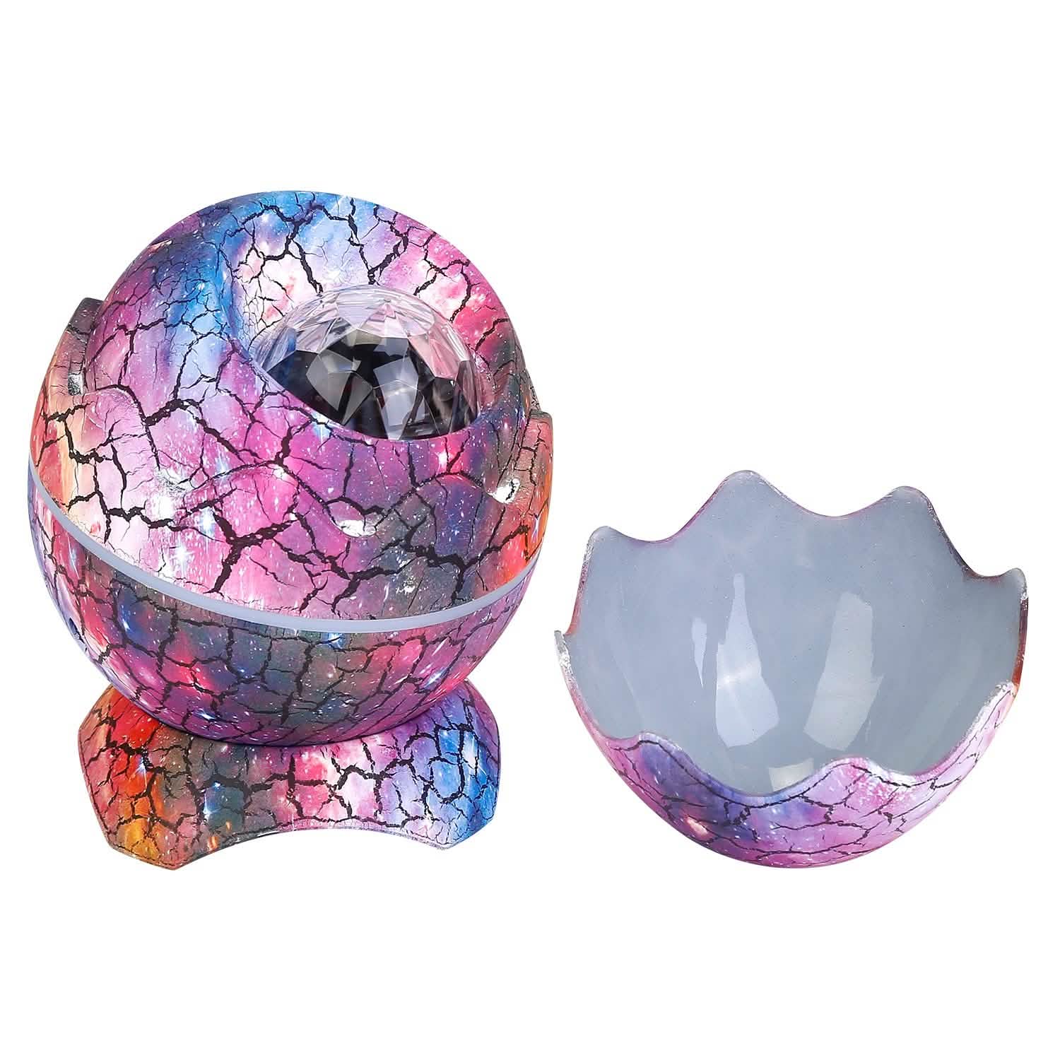Star Project Lamp Galaxy Light Dinosaur Egg with Wireless Speaker and Remote Control Indoor Lighting - DailySale