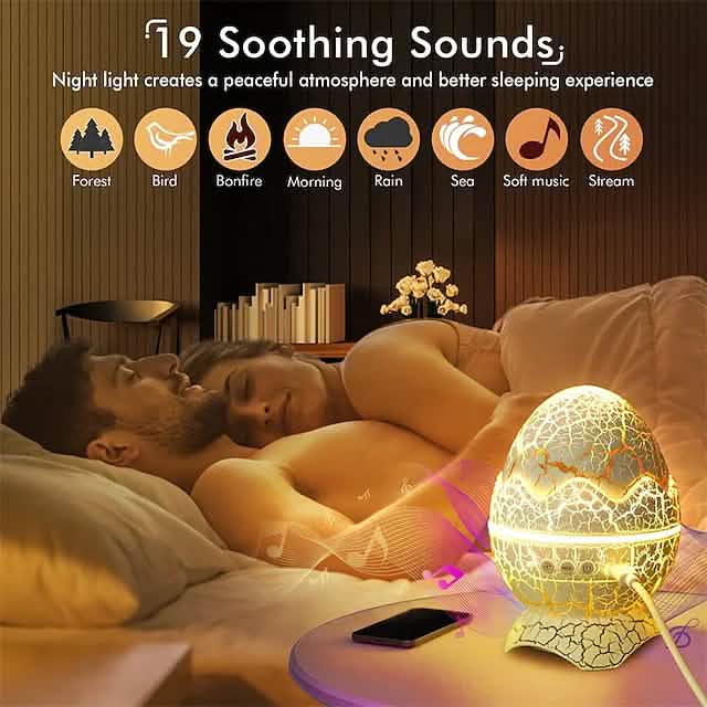 Star Projector Bluetooth Speaker LED Night Light Indoor Lighting - DailySale