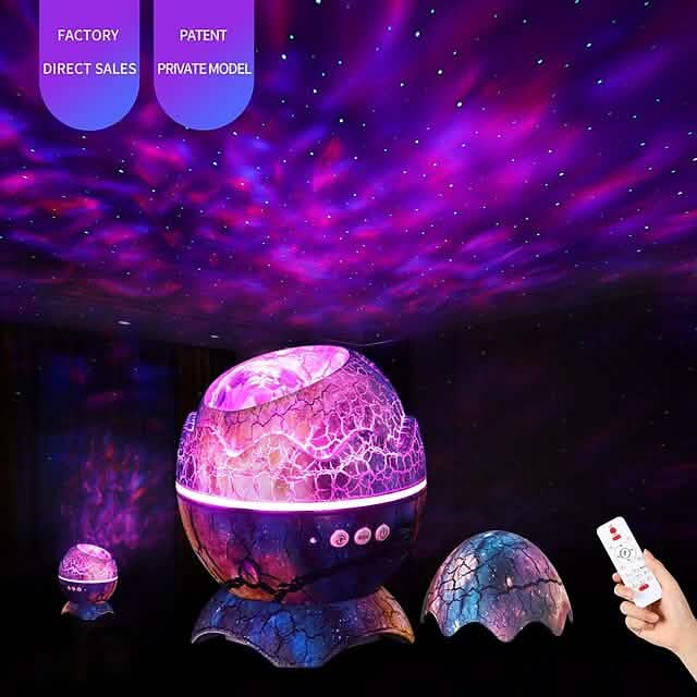 Star Projector Bluetooth Speaker LED Night Light Indoor Lighting - DailySale