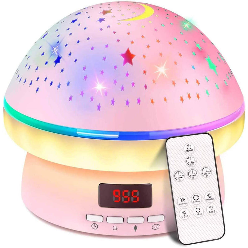 Star Projector Night Light for Kids Indoor Lighting Pink - DailySale