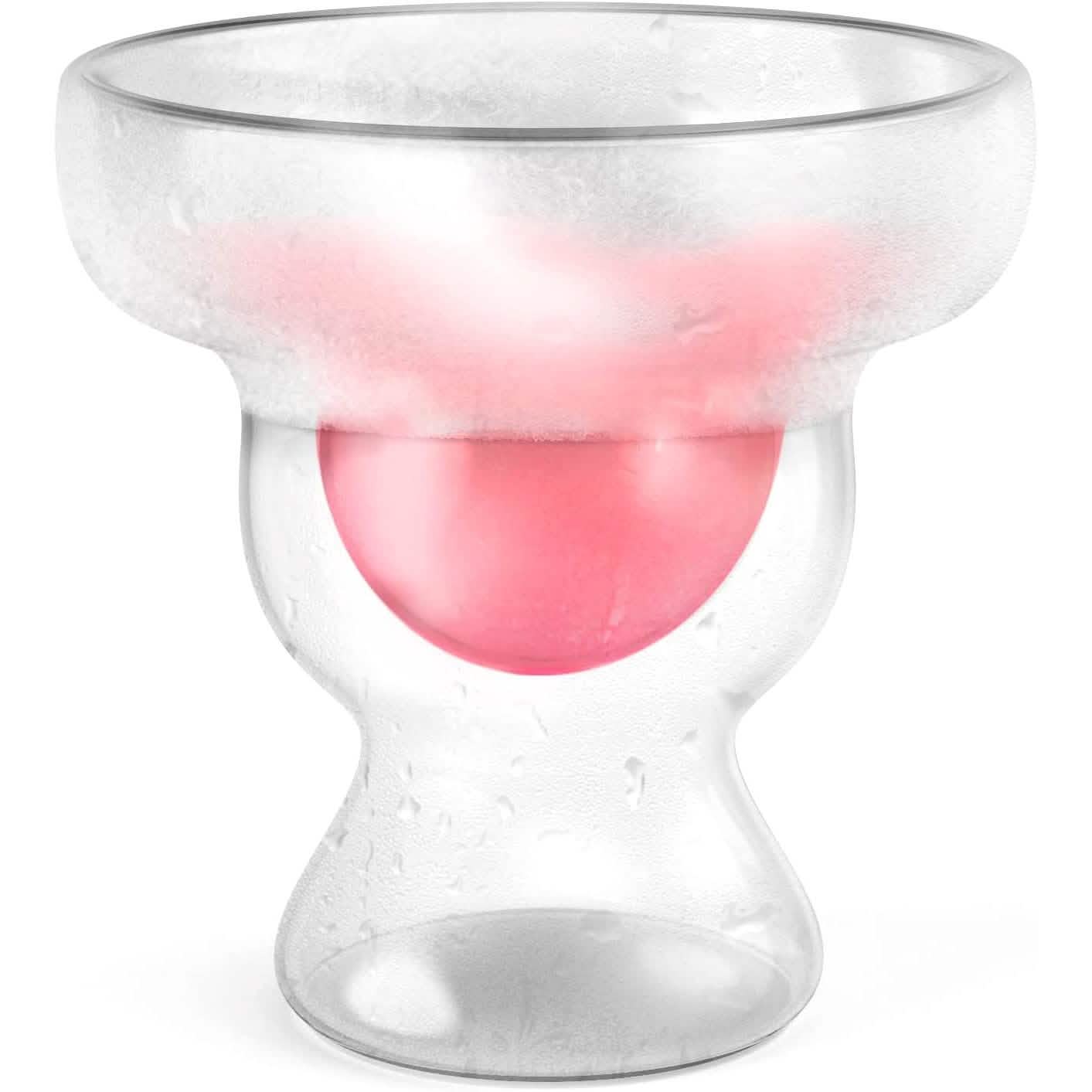 Stemless 12oz Double Wall Freezable Gel Chiller Cocktail Glass Wine & Dining Unbranded - DailySale