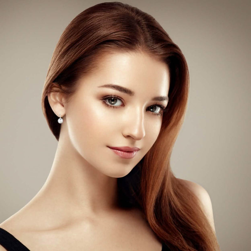 Sterling Silver 8mm Leverback Ball Earrings Earrings - DailySale
