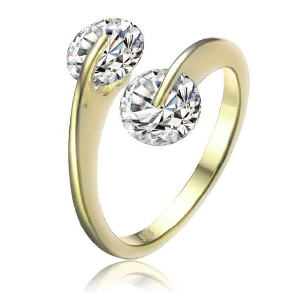 Sterling Silver Adjustable Ring Rings 5 - DailySale
