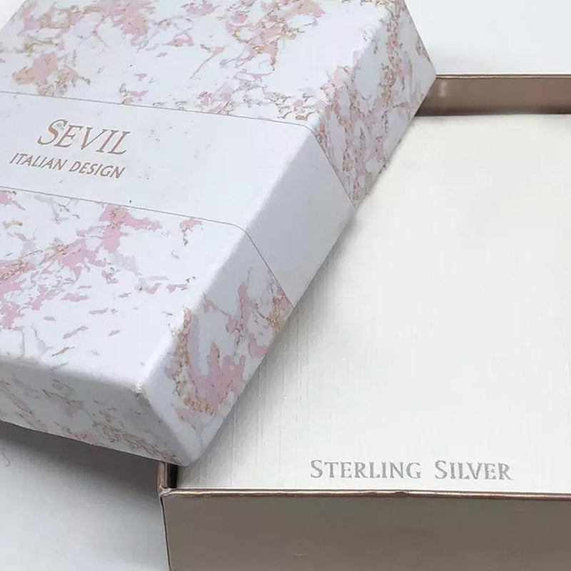 Sterling Silver Diamond Cut Hoop Earrings by Sevil 925 Earrings - DailySale