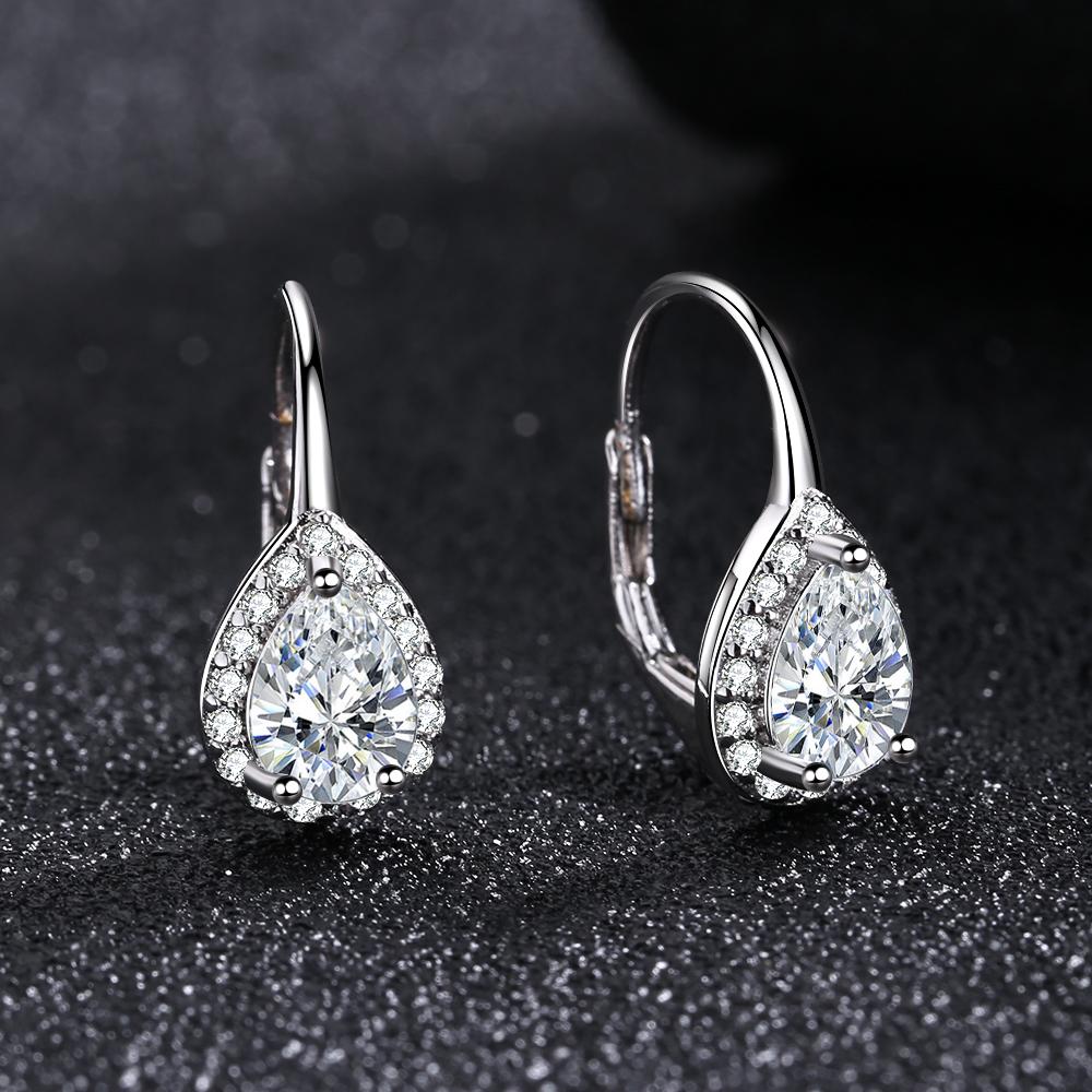 Lever Back Earring 15mm Sterling Silver (Pair)