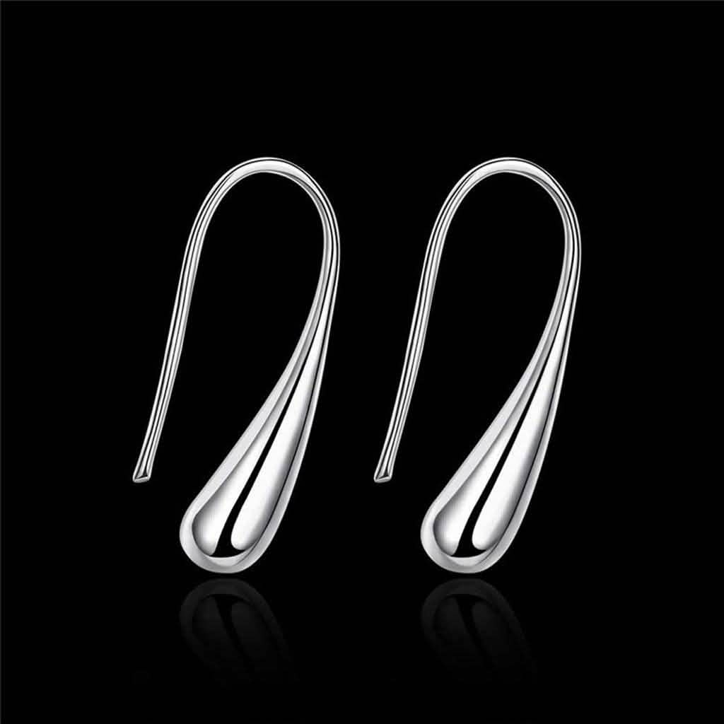 Sterling Silver Waterdrop Hook Earrings Jewelry - DailySale