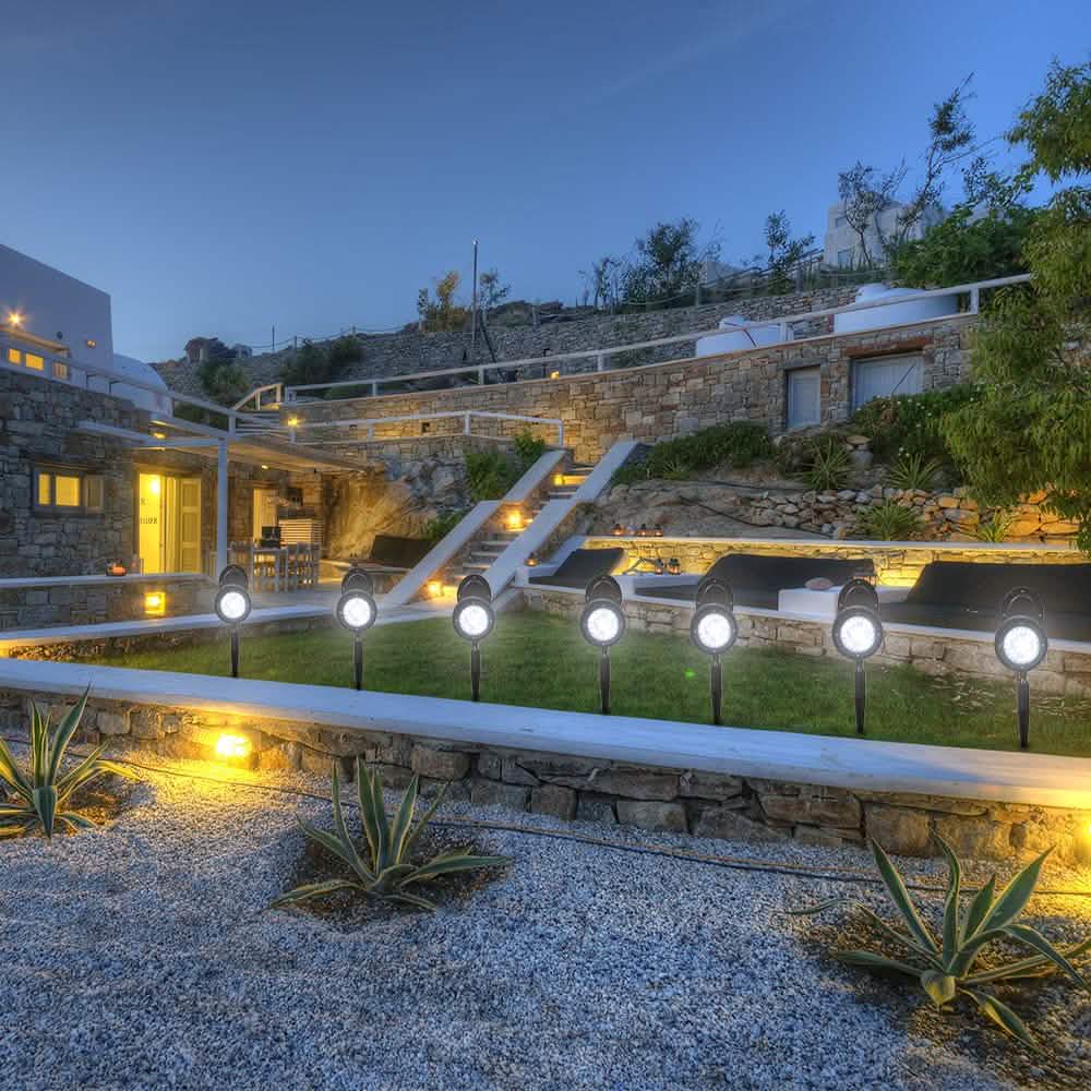 Stibadium Solar Landscape Spotlight LED Lighting Outdoor Lighting - DailySale