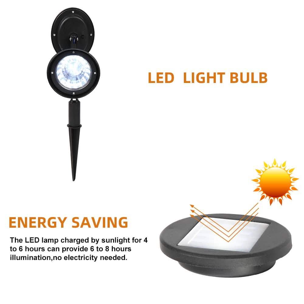Stibadium Solar Landscape Spotlight LED Lighting Outdoor Lighting - DailySale