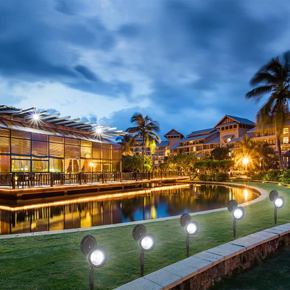 Stibadium Solar Landscape Spotlight LED Lighting Outdoor Lighting - DailySale