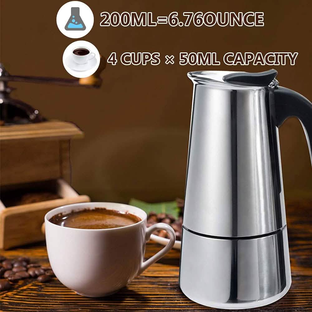 Stovetop Espresso & Moka Pot Italian Coffee Maker Kitchen Appliances - DailySale