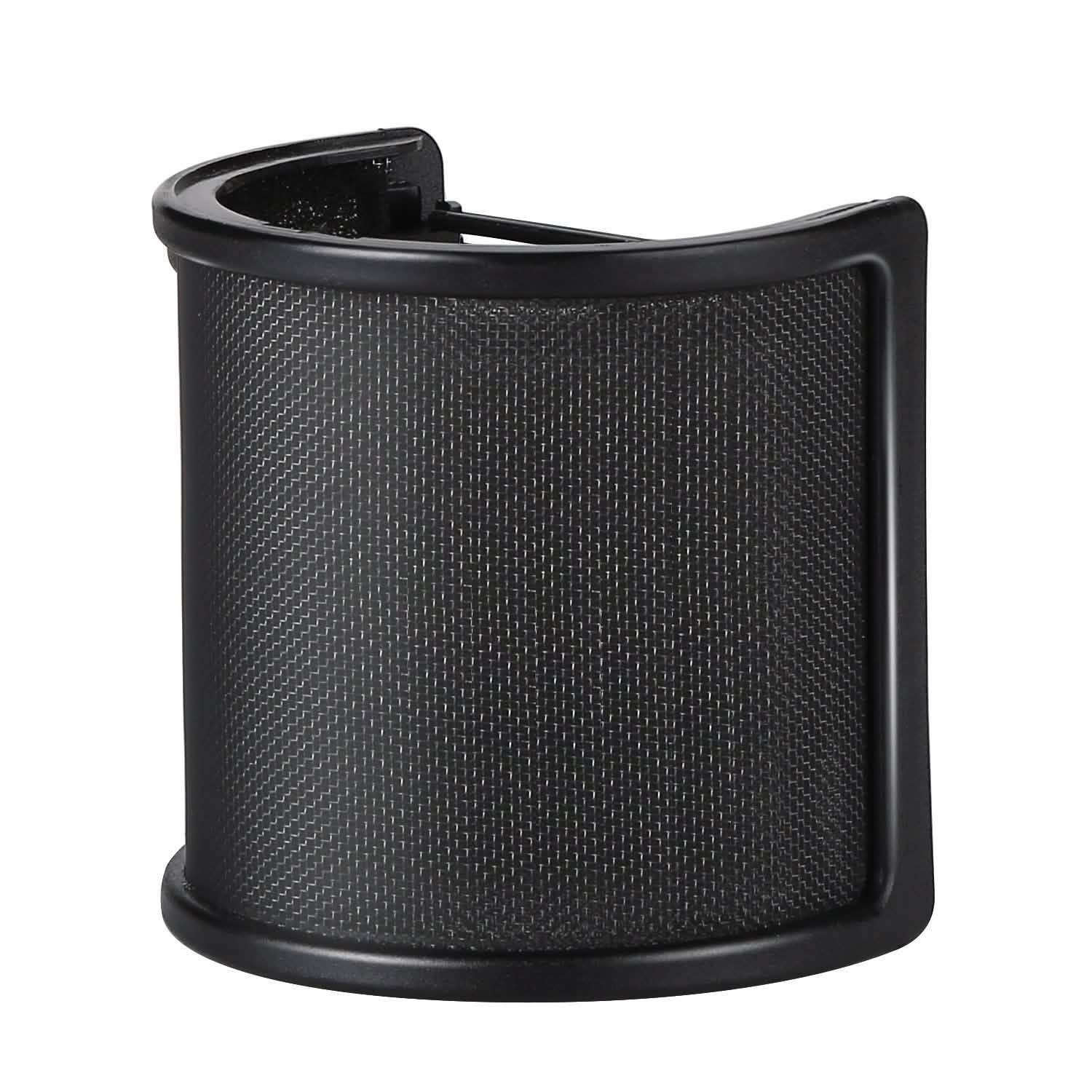 Studio Microphone Pop 3 Filter Layers Windscreen Shield Cover Mesh Headphones & Audio - DailySale
