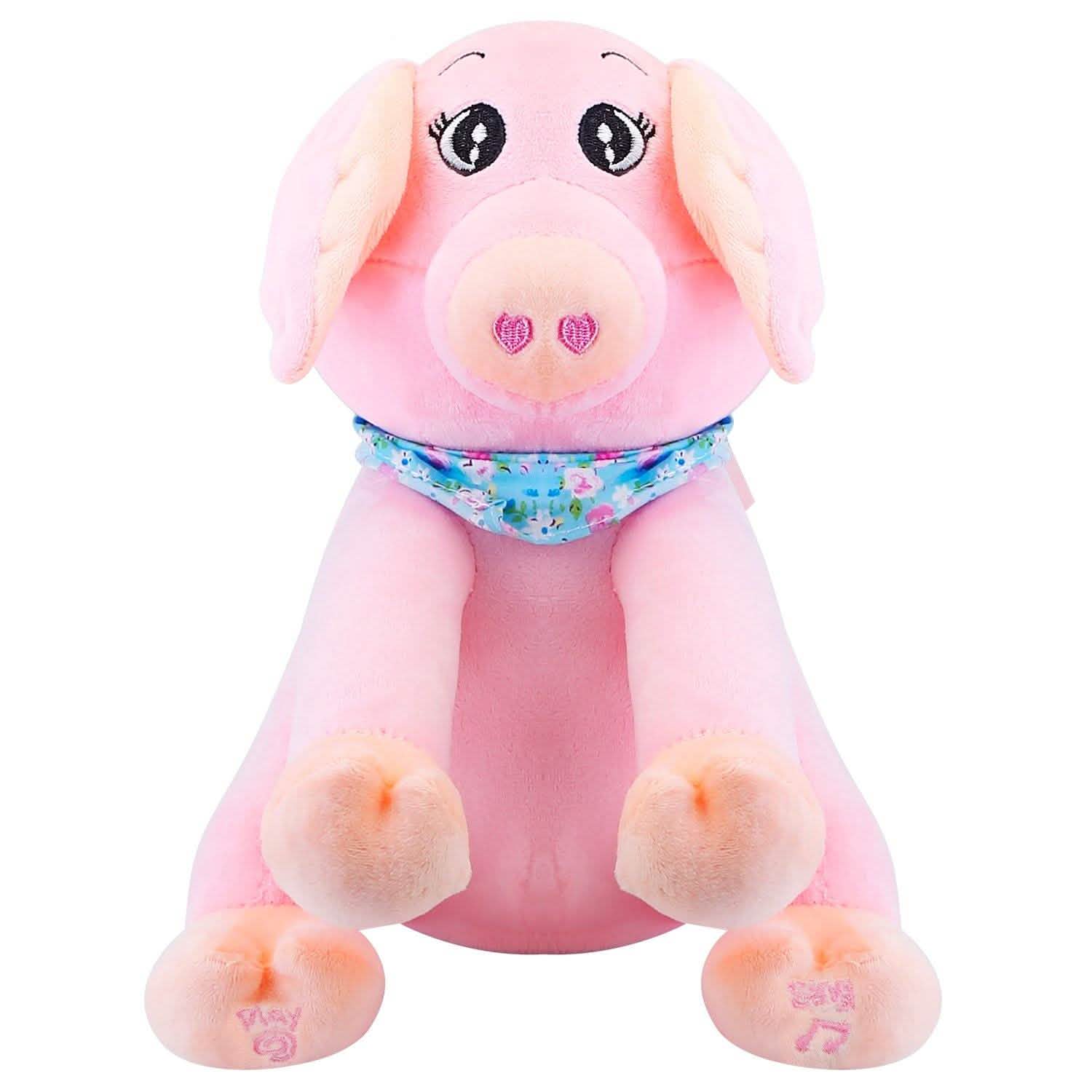 Stuffed Plush Pig Doll Pick-a-Boo Animated Toy Toys & Games - DailySale