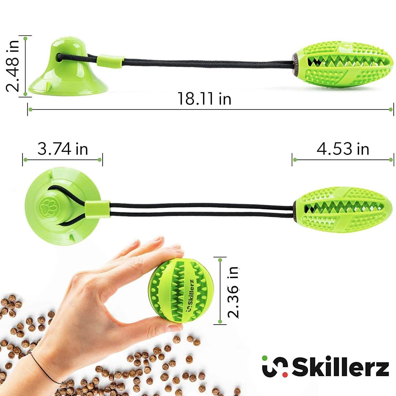 Suction Cup and Play IQ Toy Treat Ball Pet Supplies - DailySale