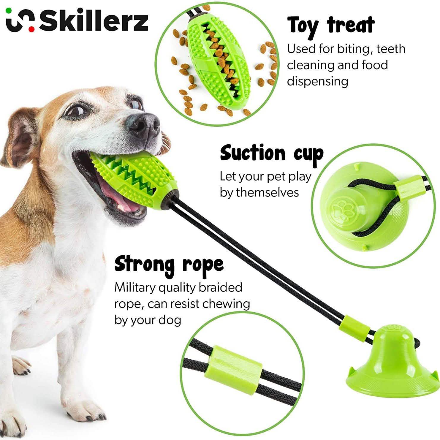 Suction Cup and Play IQ Toy Treat Ball Pet Supplies - DailySale