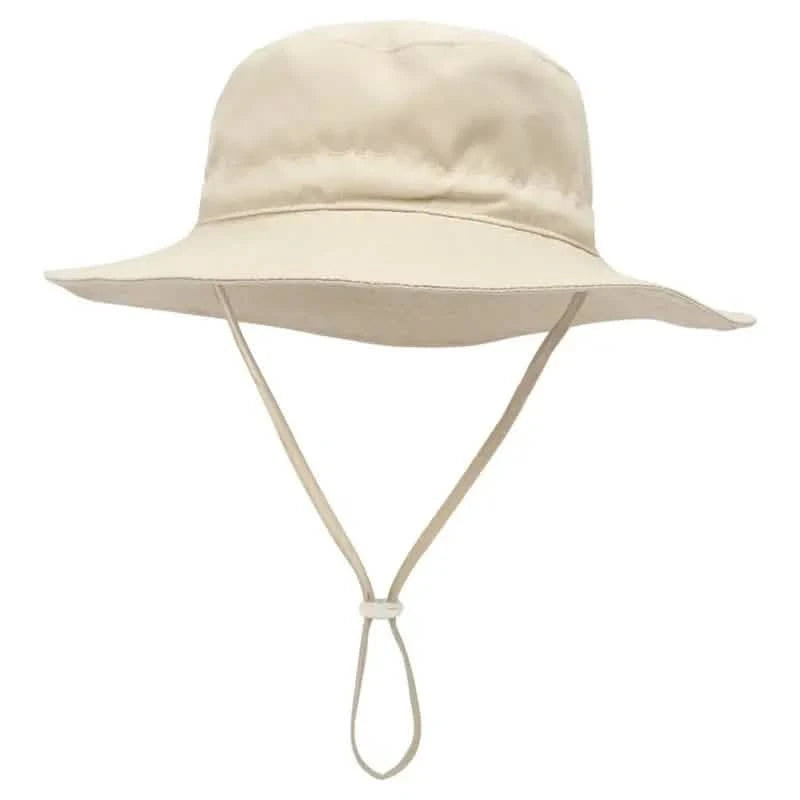 Summer Baby Anti UV Bucket Cap Sports & Outdoors Beige 6-36 Months Baby - DailySale