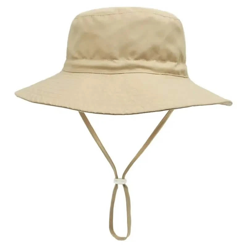 Summer Baby Anti UV Bucket Cap Sports & Outdoors Khaki 6-36 Months Baby - DailySale