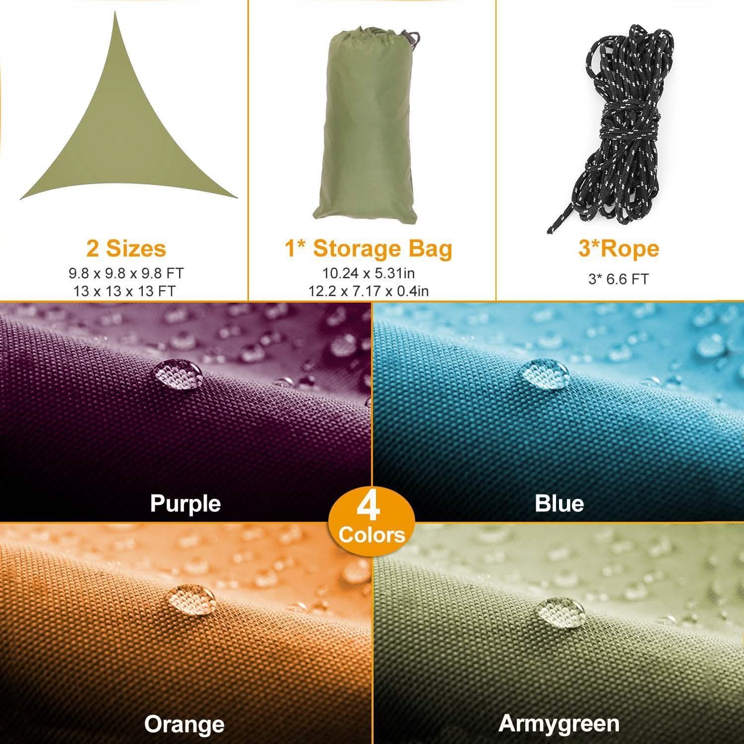 Sunshade Patio Cover Shade Canopy Sports & Outdoors - DailySale