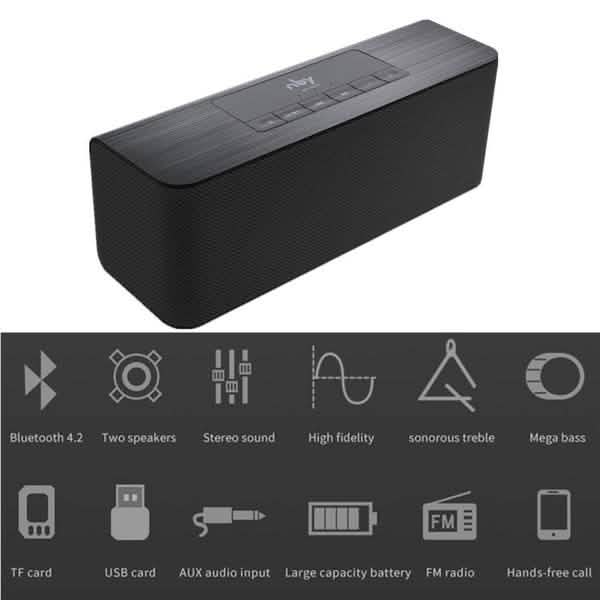 Super Bass Bluetooth Speaker With FM Radio Speakers - DailySale