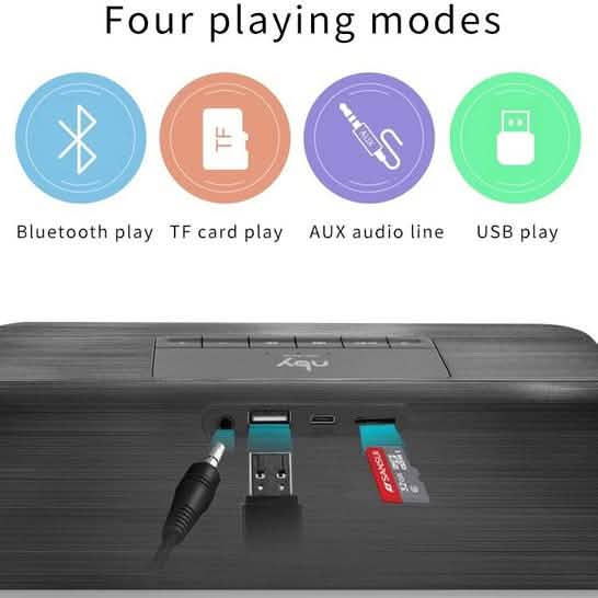 Super Bass Bluetooth Speaker With FM Radio Speakers - DailySale