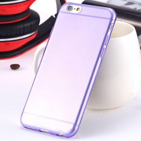 Super Flexible Clear TPU Case For iPhone 6/6s or iPhone 6/6s Plus Phones & Accessories Purple iPhone 6 - DailySale