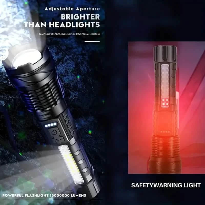 Super Powerful Rechargeable Torch Flood Light Sports & Outdoors - DailySale