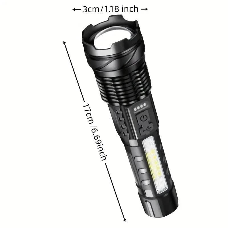 Super Powerful Rechargeable Torch Flood Light Sports & Outdoors - DailySale