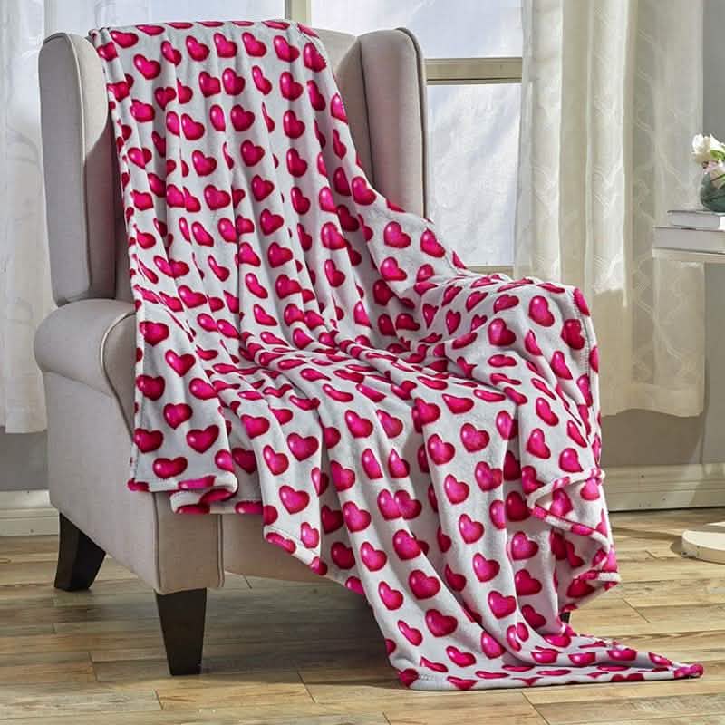 Super Soft Microplush Valentine Throw - Assorted Styles Linen & Bedding - DailySale