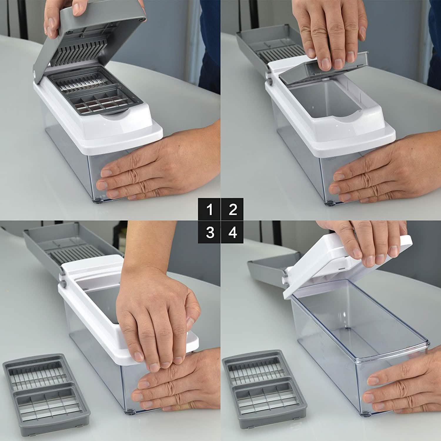 Surpahs Multi Vegetable Chopper, Cutter, Slicer and Dicer Kitchen & Dining - DailySale