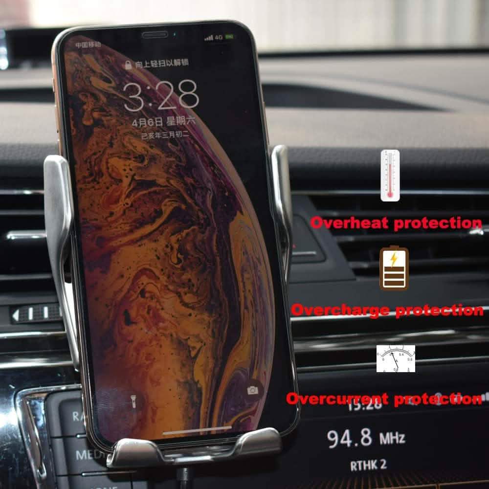 Survival-Pax Co. Smart Sensor Wireless Car Charger Mount Automotive - DailySale