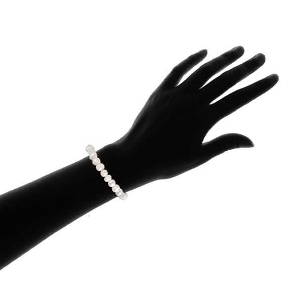 Swarovski Crystal Ball And Genuine Freshwater Pearl Stretch Bracelet Jewelry - DailySale