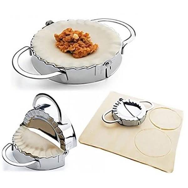 SYSAMA Eco-Friendly Stainless Steel Dumpling Pastry Tools - Assorted Sizes Kitchen Essentials - DailySale
