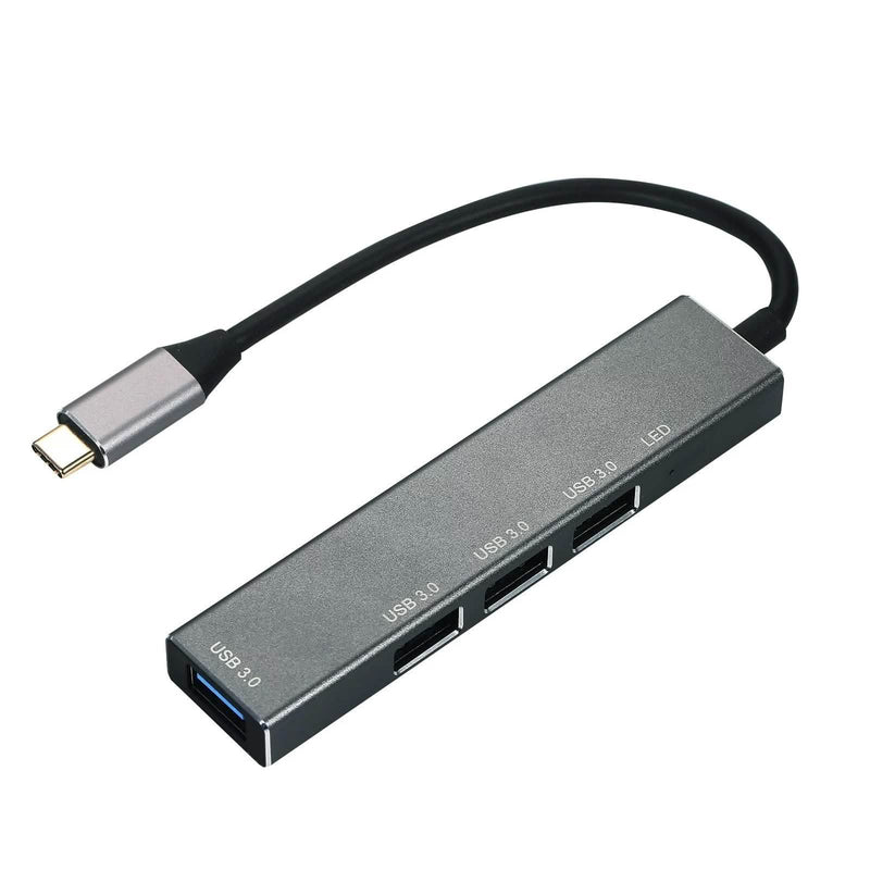 T304 4-in-1 Hub Type C to USB3.0*4 Intelligent USB Hub Multi-Port Adapter Computer Accessories - DailySale