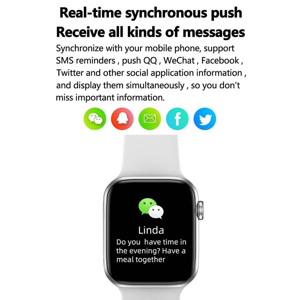 T55+ 1.75-Inch IPS Touch Screen Smart Bracelet Sports Watch Smart Watches - DailySale