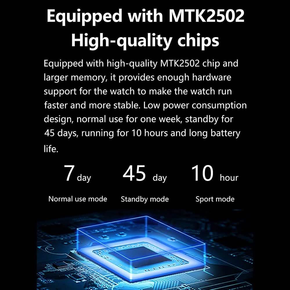 T55+ 1.75-Inch IPS Touch Screen Smart Bracelet Sports Watch Smart Watches - DailySale