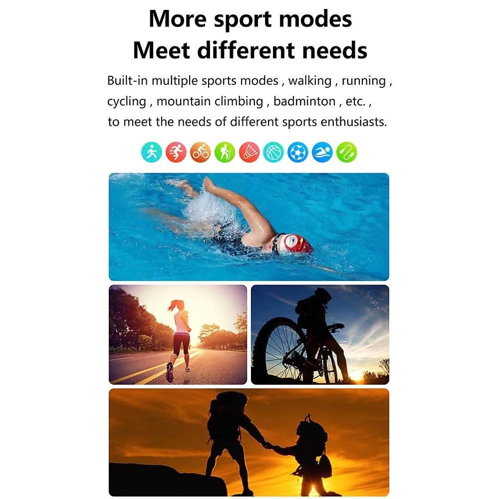 T55+ 1.75-Inch IPS Touch Screen Smart Bracelet Sports Watch Smart Watches - DailySale