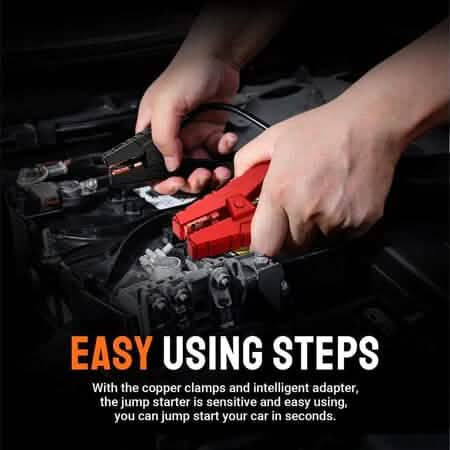 T6 800A Peak 18000mAh Car Jump Starter Automotive - DailySale
