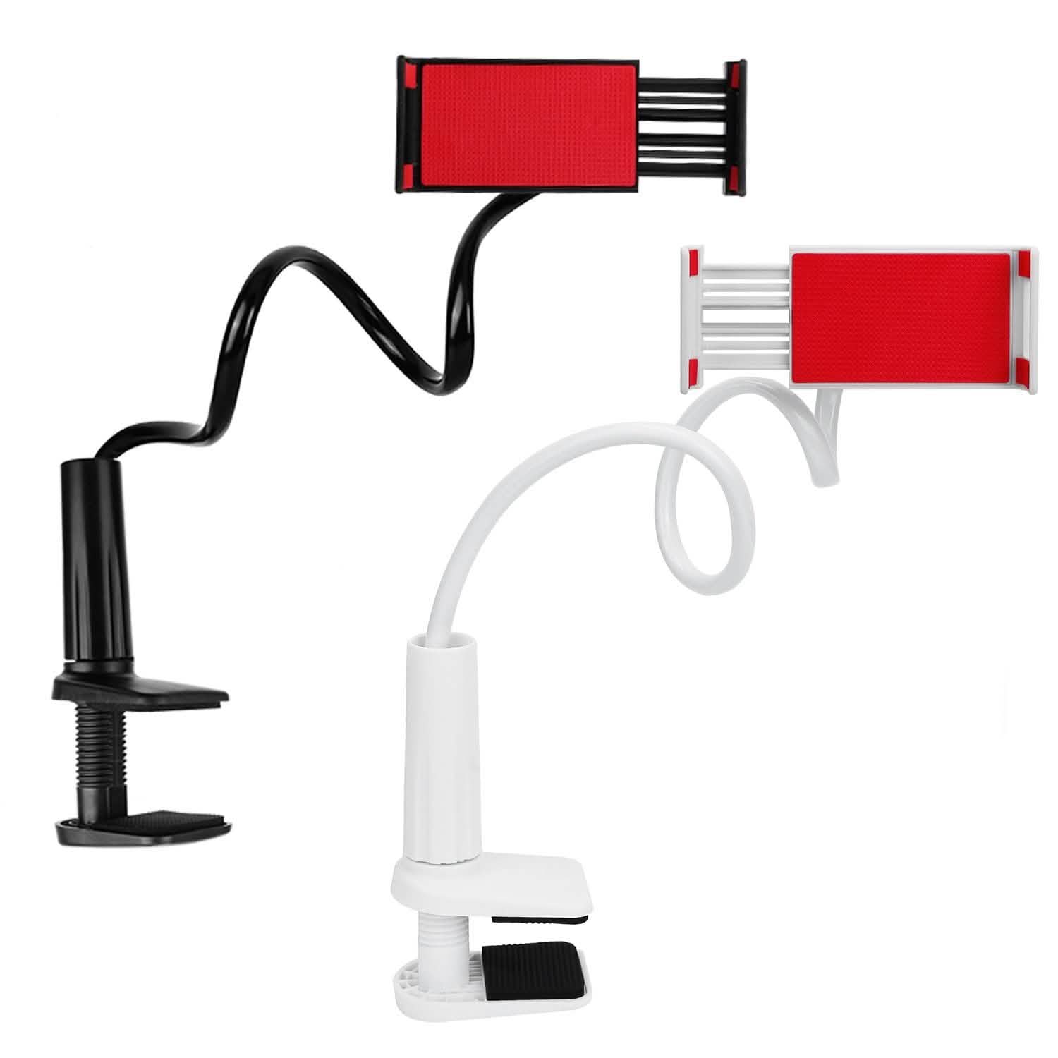 Tablet Gooseneck Stand Bracket with 360° Rotatable Clip Mobile Accessories - DailySale