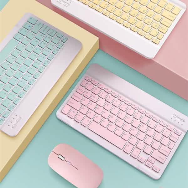 Tablet Wireless Keyboard and Mouse for iPad Computer Accessories - DailySale