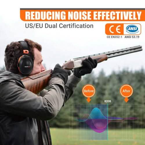 TACKLIFE Ear Muffs, SNR 34 dB Hearing Protection HNRE1 Everything Else - DailySale