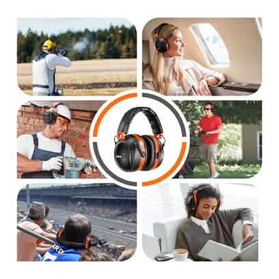 TACKLIFE Ear Muffs, SNR 34 dB Hearing Protection HNRE1 Everything Else - DailySale