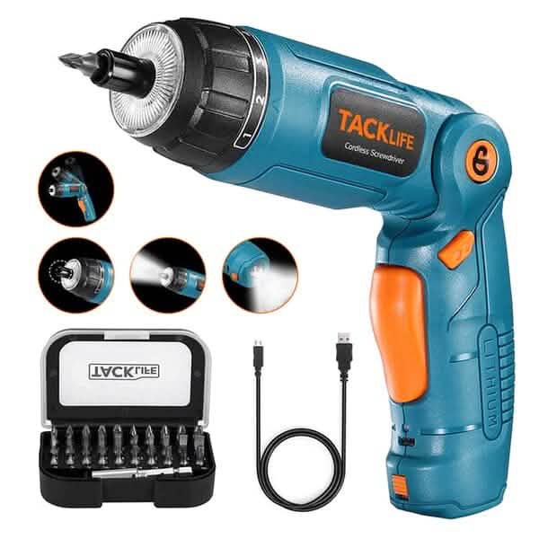 TACKLIFE Electric Screwdriver 3.6V SDH13DC Home Improvement - DailySale