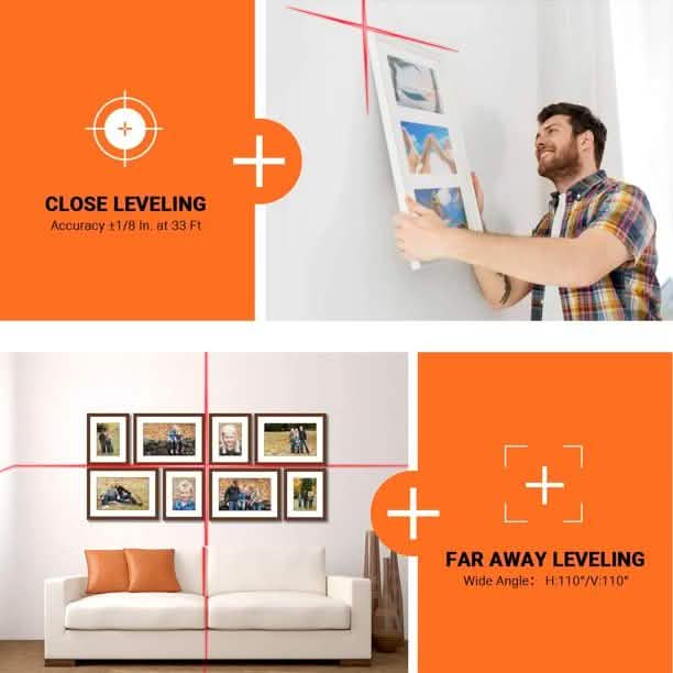 Tacklife Feet Laser Level Home Improvement - DailySale