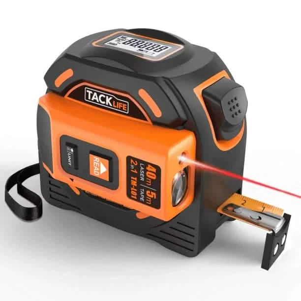 TACKLIFE TM-L01 2-in-1 Laser Tape Measure Home Improvement - DailySale