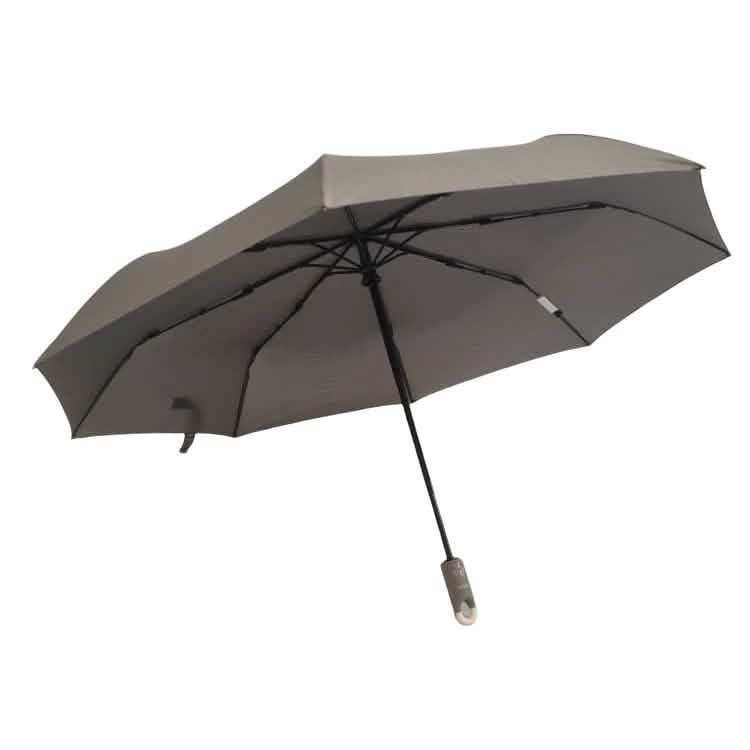 TAHARI® Automatic Open & Close Compact Travel Umbrella With Contour Handle Everything Else Gray - DailySale
