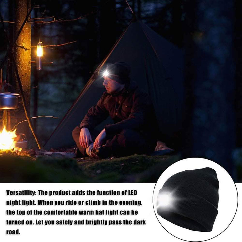TANGCISON LED Lighted Beanie Hat Sports & Outdoors - DailySale
